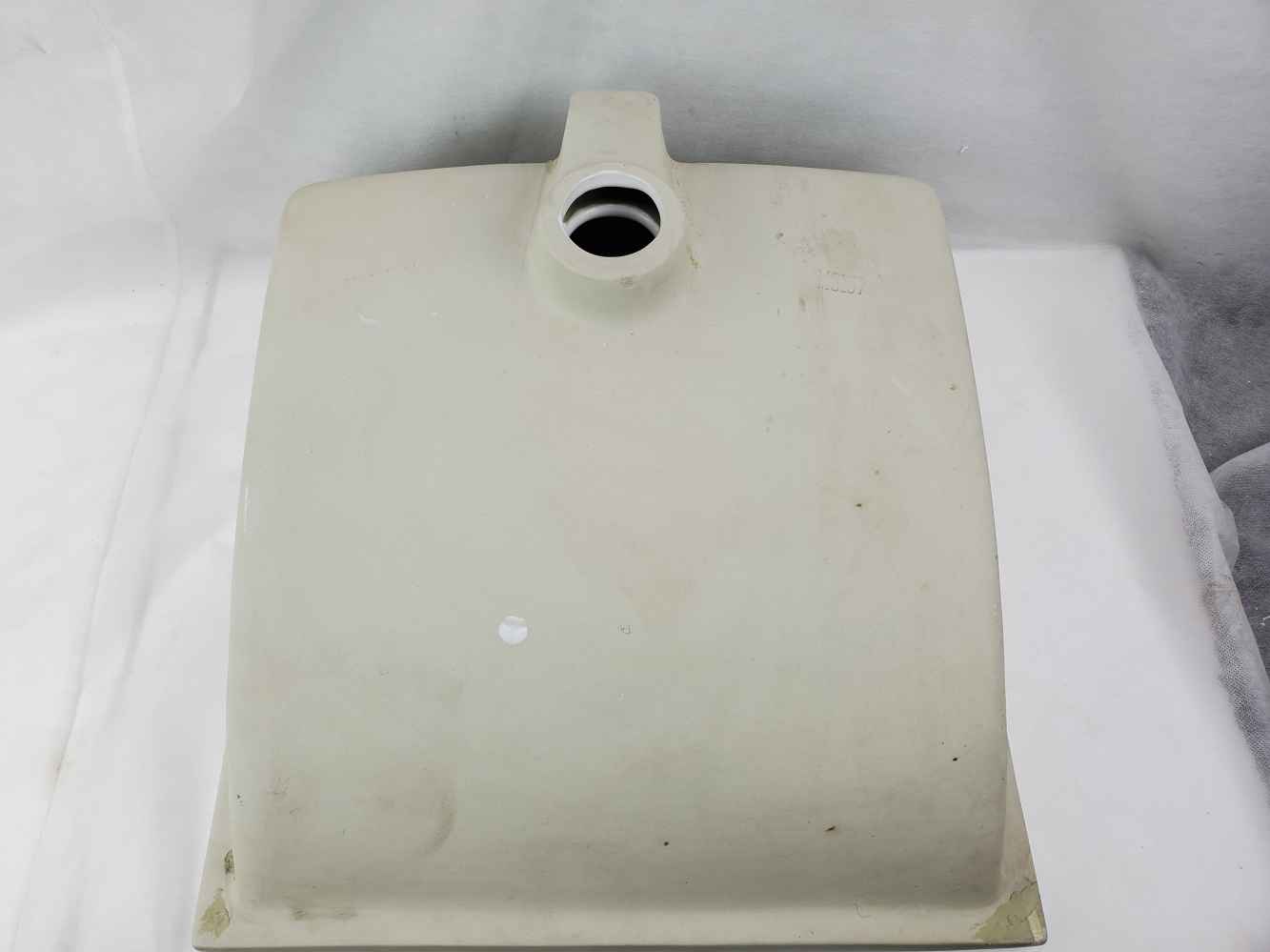 17-in. W CUPC Square Bathroom Undermount Sink Set In White - Brushed Nickel Hardware - Overflow Drain Incl.