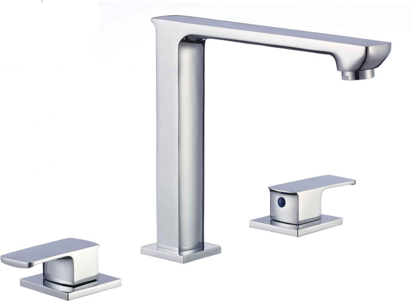 35.5-in. W 3H8-in. Ceramic Top Set In White Color - Overflow Drain Incl.