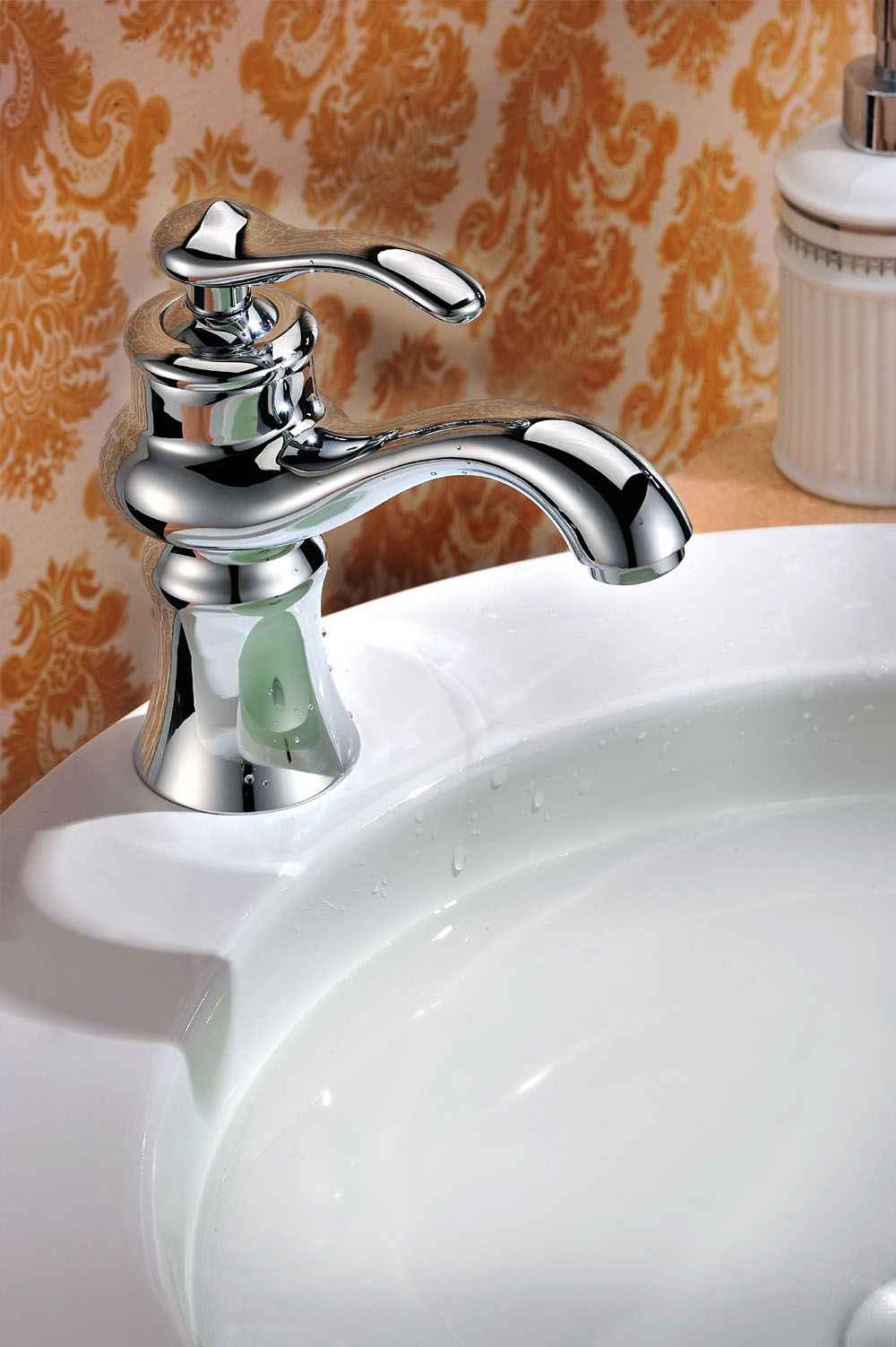 25-in. W 1 Hole Ceramic Top Set In White Color - Drain Incl.