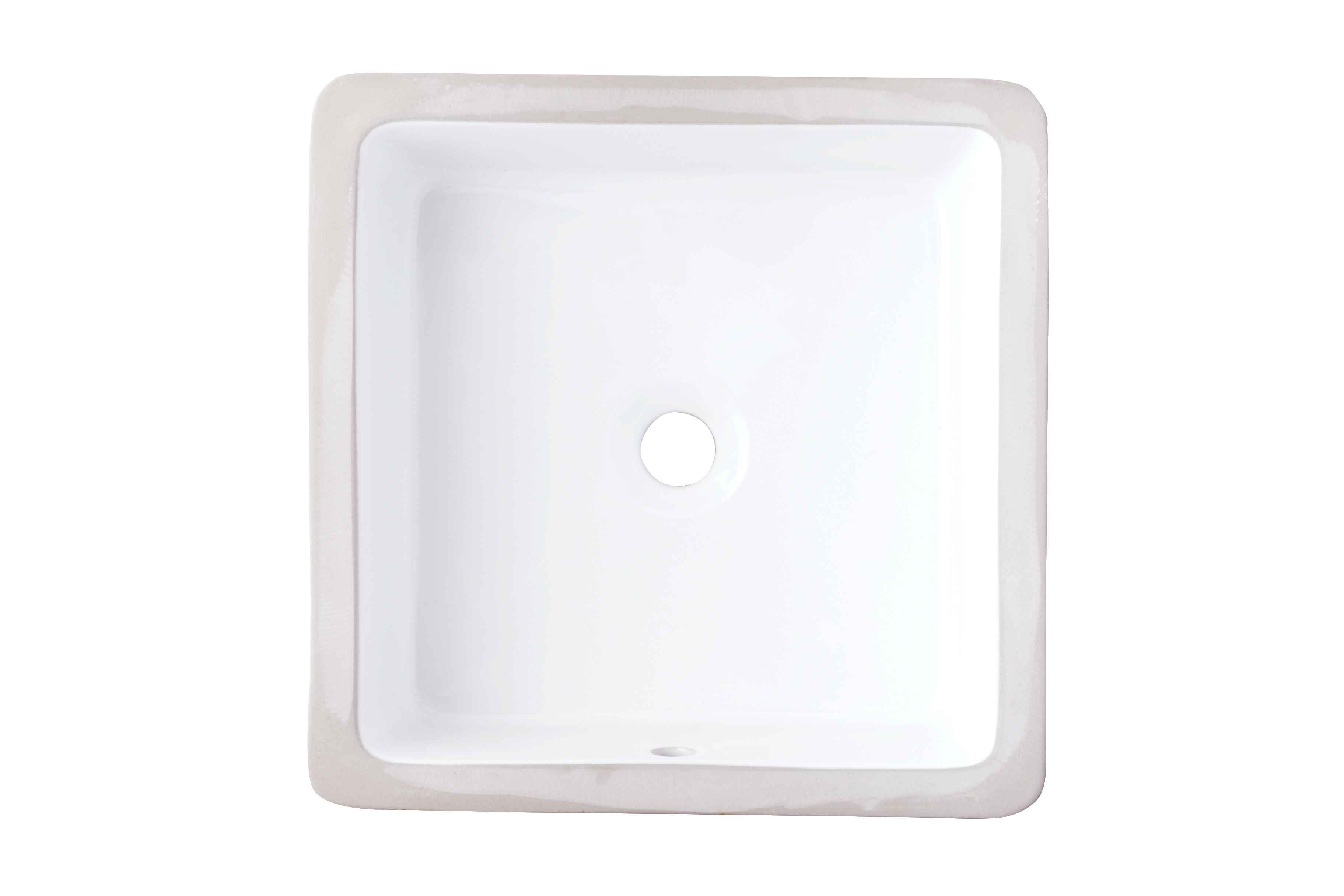 16-in. x 16-in. Ceramic Bathroom Undermount Sink In White CUPC