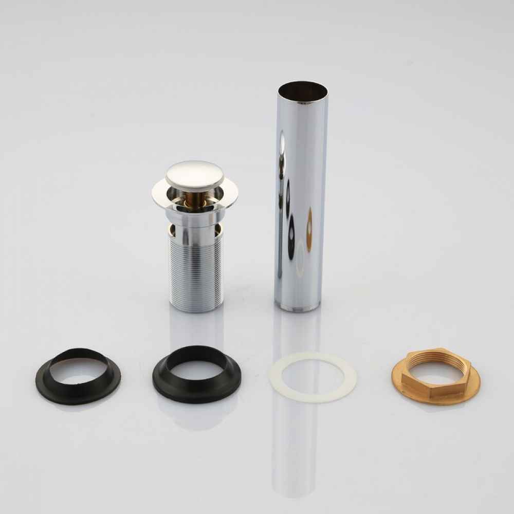 18.25-in. x 18.25-in. Round Bathroom Vessel Sink Set White Enamel Glaze
