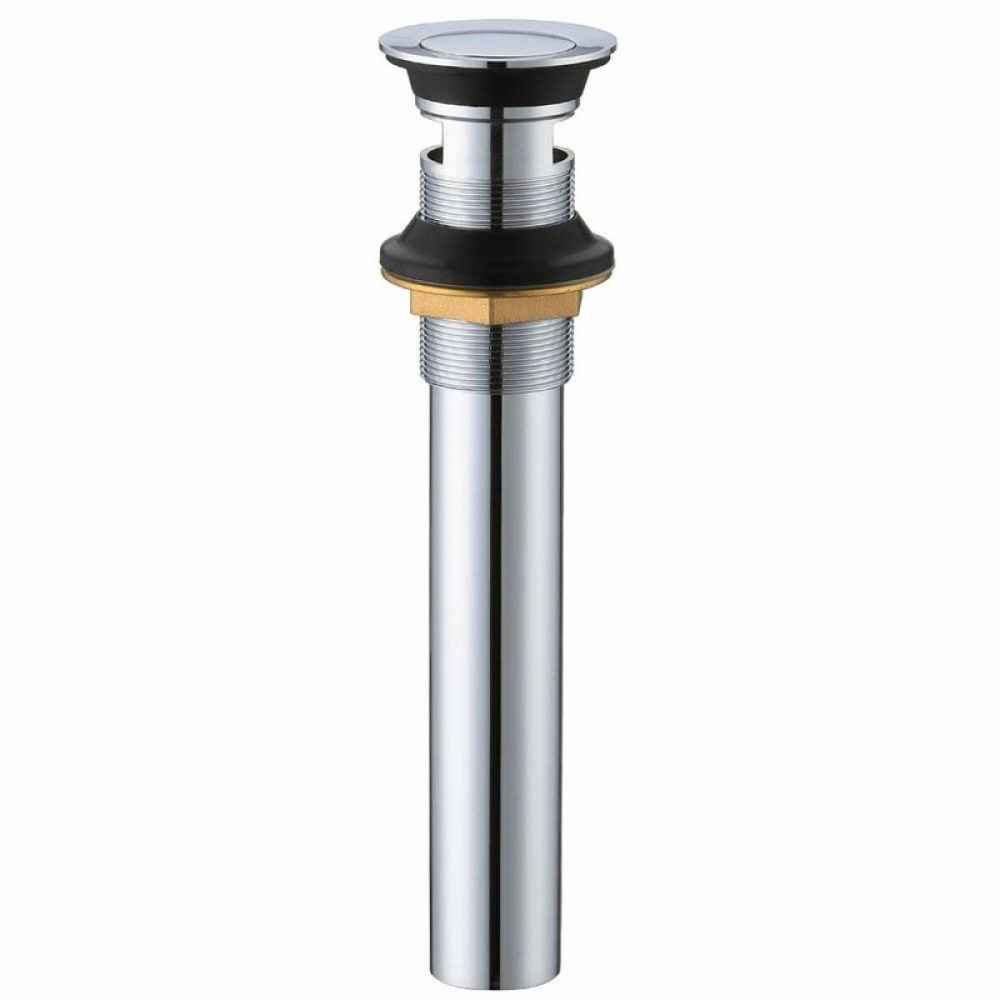 18.25-in. x 18.25-in. Round Bathroom Vessel Sink Set White Enamel Glaze