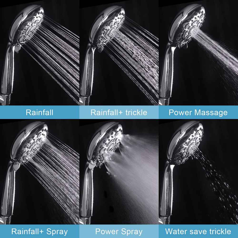 Chrome Wall Mount  Stainless Steel Round Shower Head