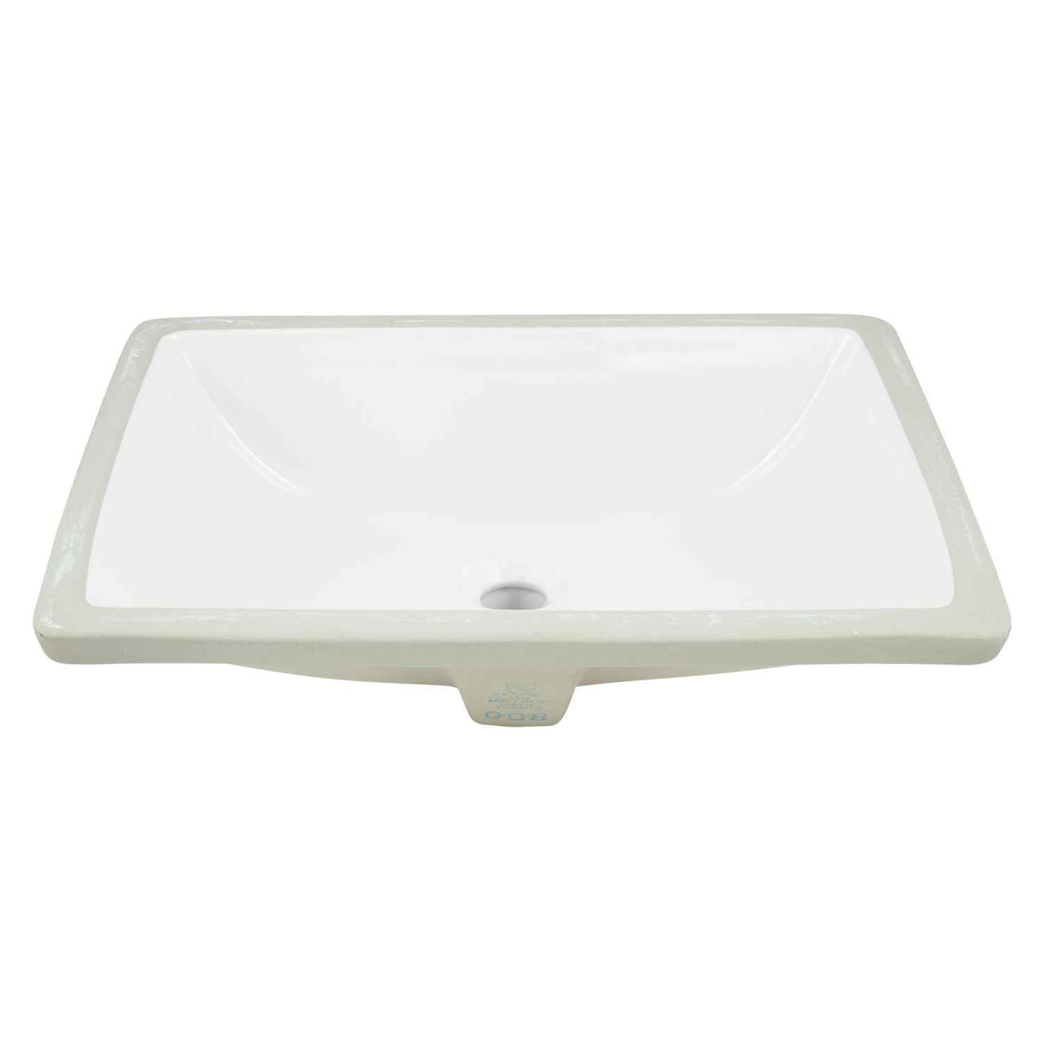 18.25-in. x 13.5-in. Ceramic Bathroom Undermount Sink In White CUPC