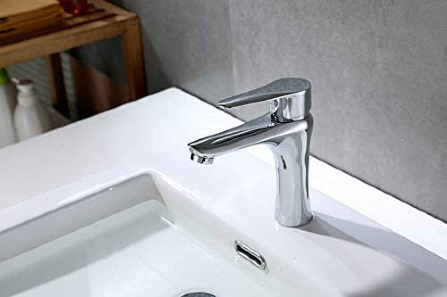 1 Hole CUPC Brass Bathroom Sink Faucet Chrome Lead Free Brass