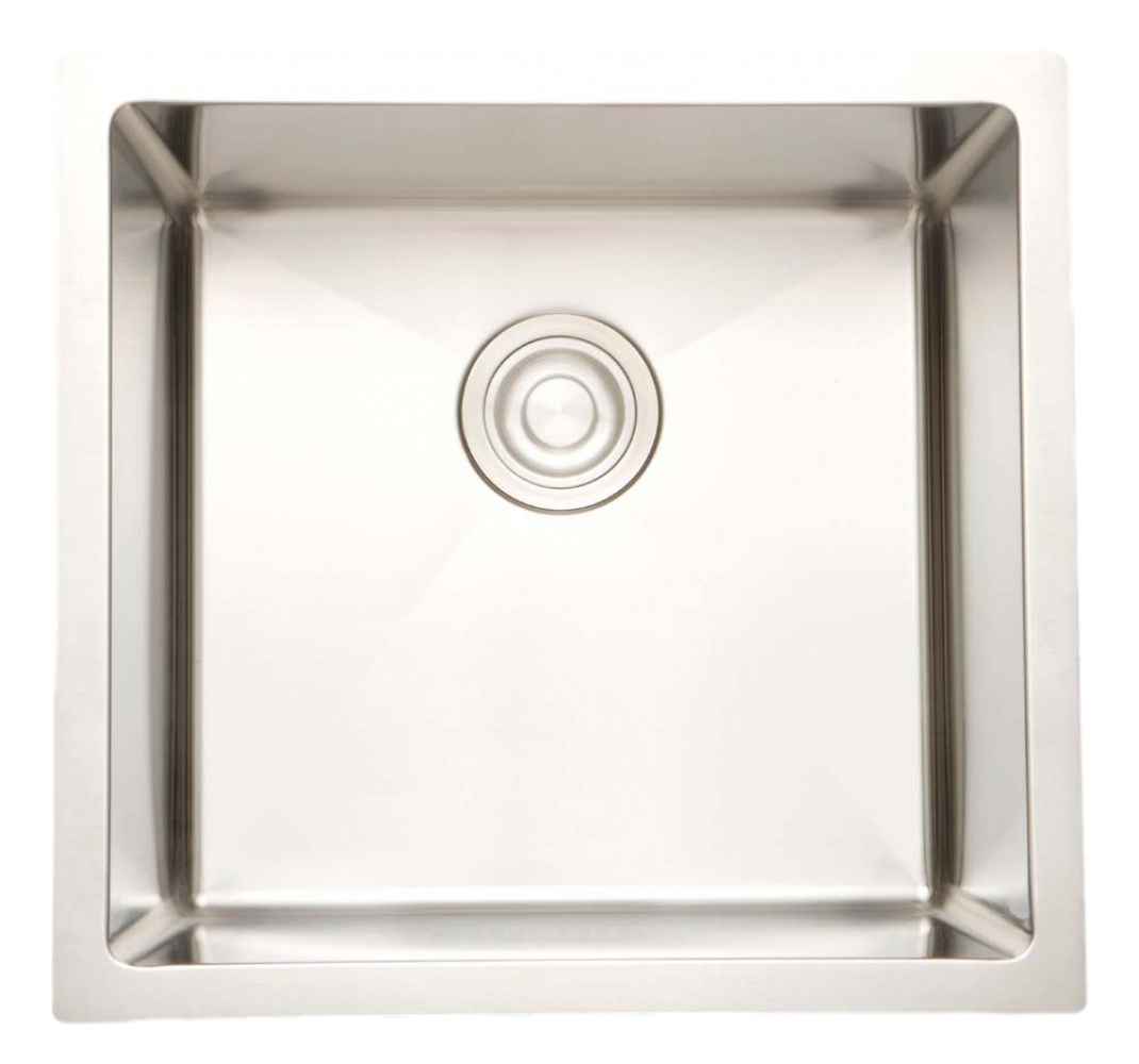 15-in. W Stainless Steel Kitchen Sink With 1 Bowl And 18 Gauge