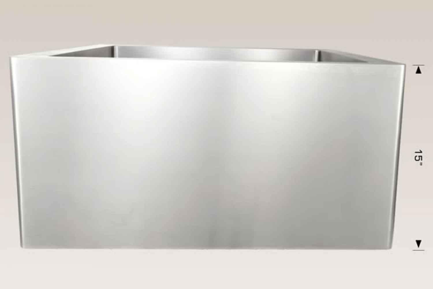 30-in. W CUPC Approved Stainless Steel Laundry Sink With 1 Bowl And 16 Gauge
