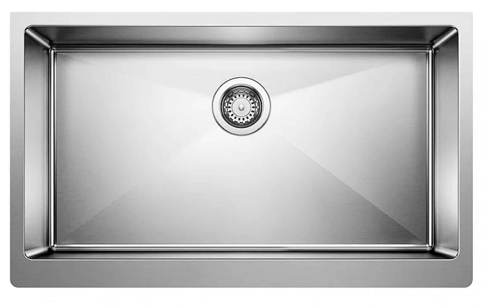 31-in. W Stainless Steel Kitchen Sink With 1 Bowl And 16 Gauge
