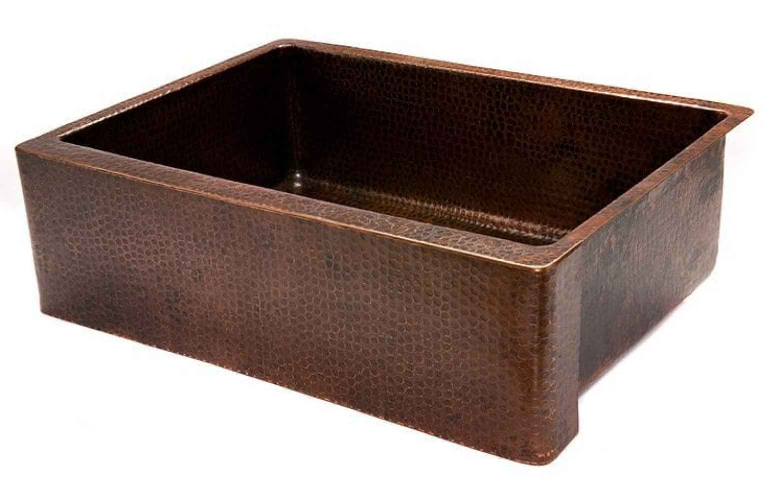 27-in. W Copper Kitchen Sink With 1 Bowl And 16 Gauge