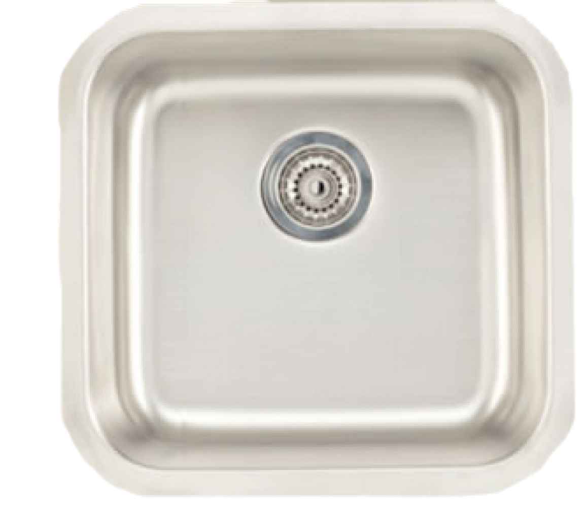20-in. W Stainless Steel Kitchen Sink With 1 Bowl And 18 Gauge
