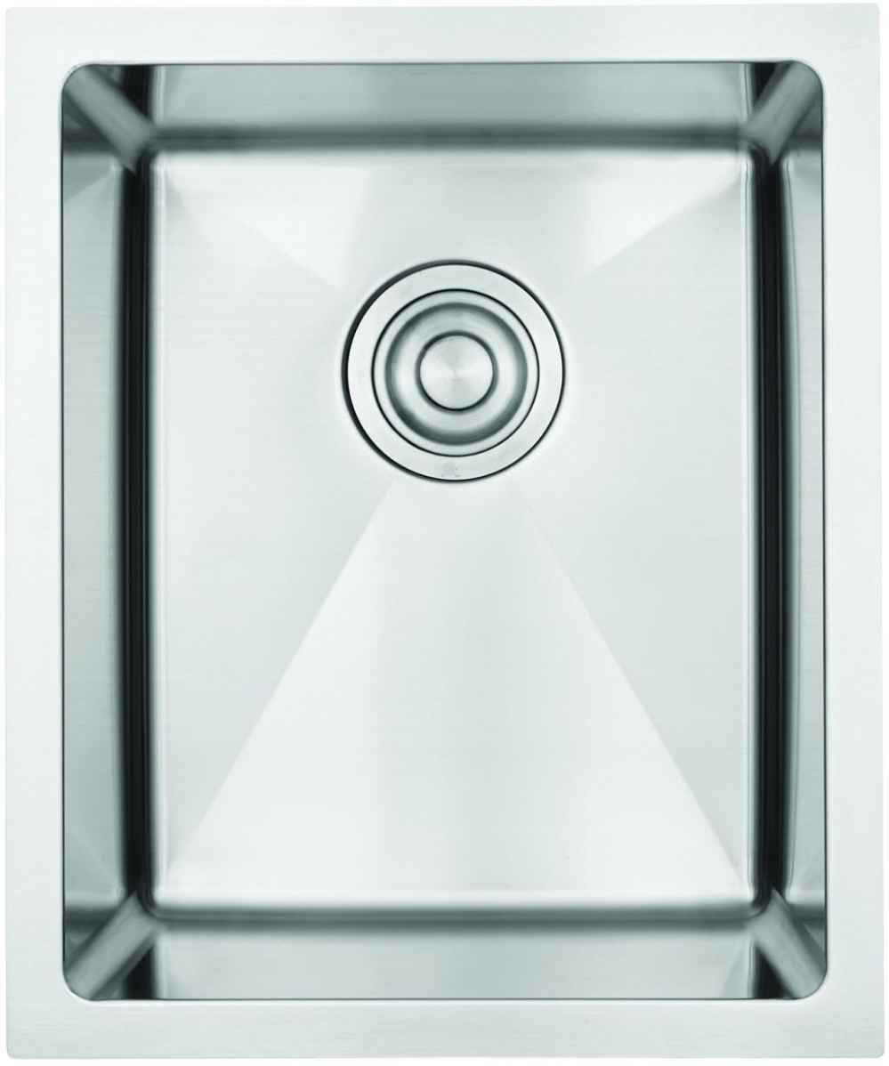 14.75-in. W CSA Approved Stainless Steel Kitchen Sink With 1 Bowl And 18 Gauge