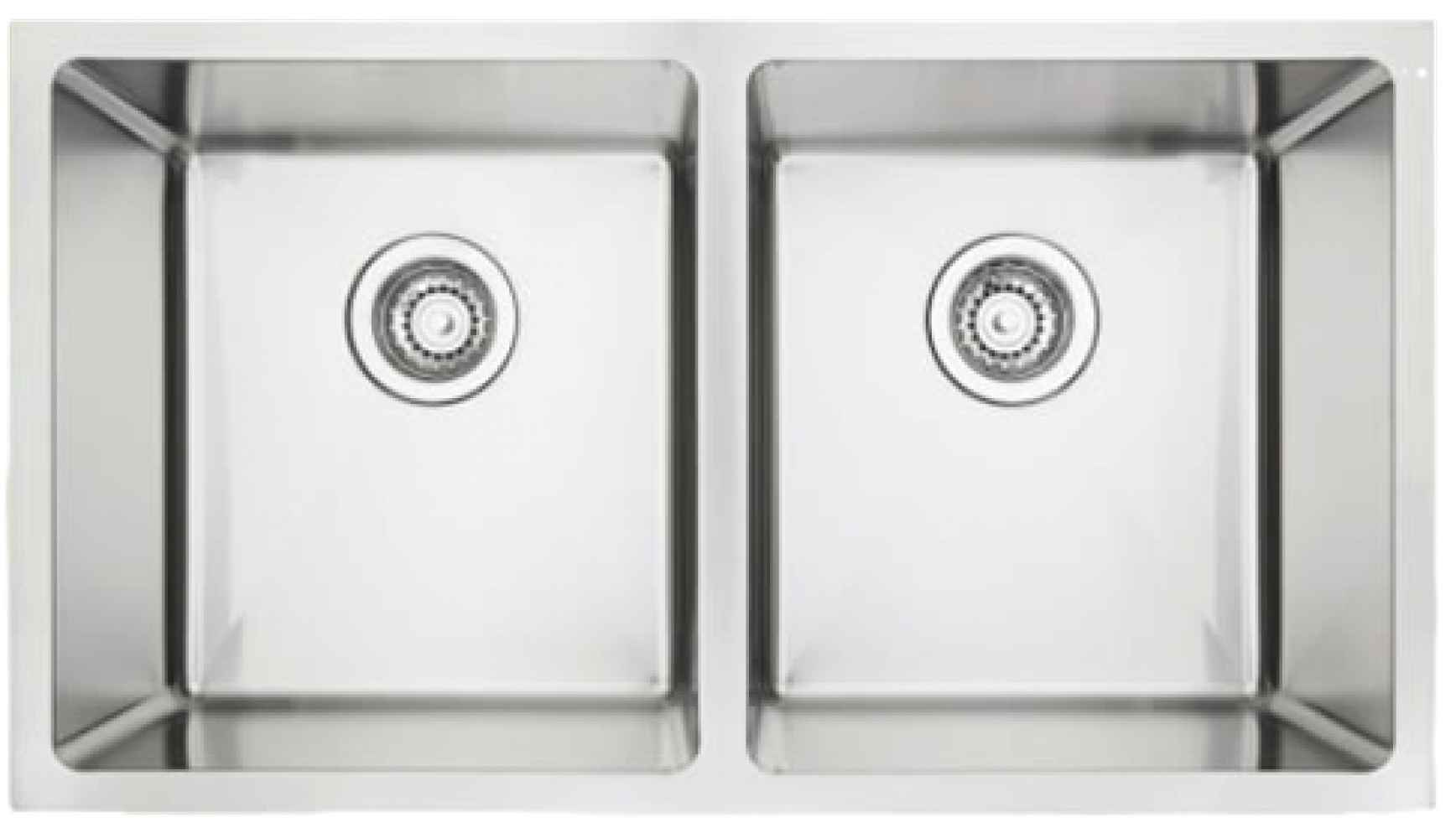 30-in. W Stainless Steel Kitchen Sink With 2 Bowl And 18 Gauge