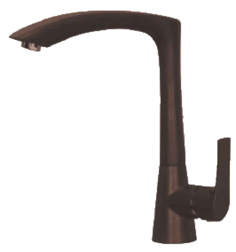1 Hole  Stainless Steel Kitchen Sink Faucet Coffee Stainless Steel