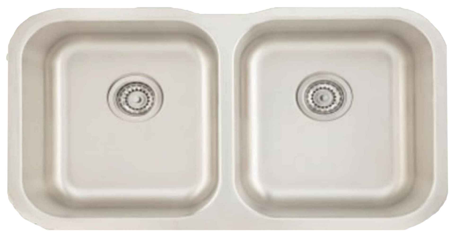 31.25-in. W CSA Approved Stainless Steel Kitchen Sink With 2 Bowl And 18 Gauge