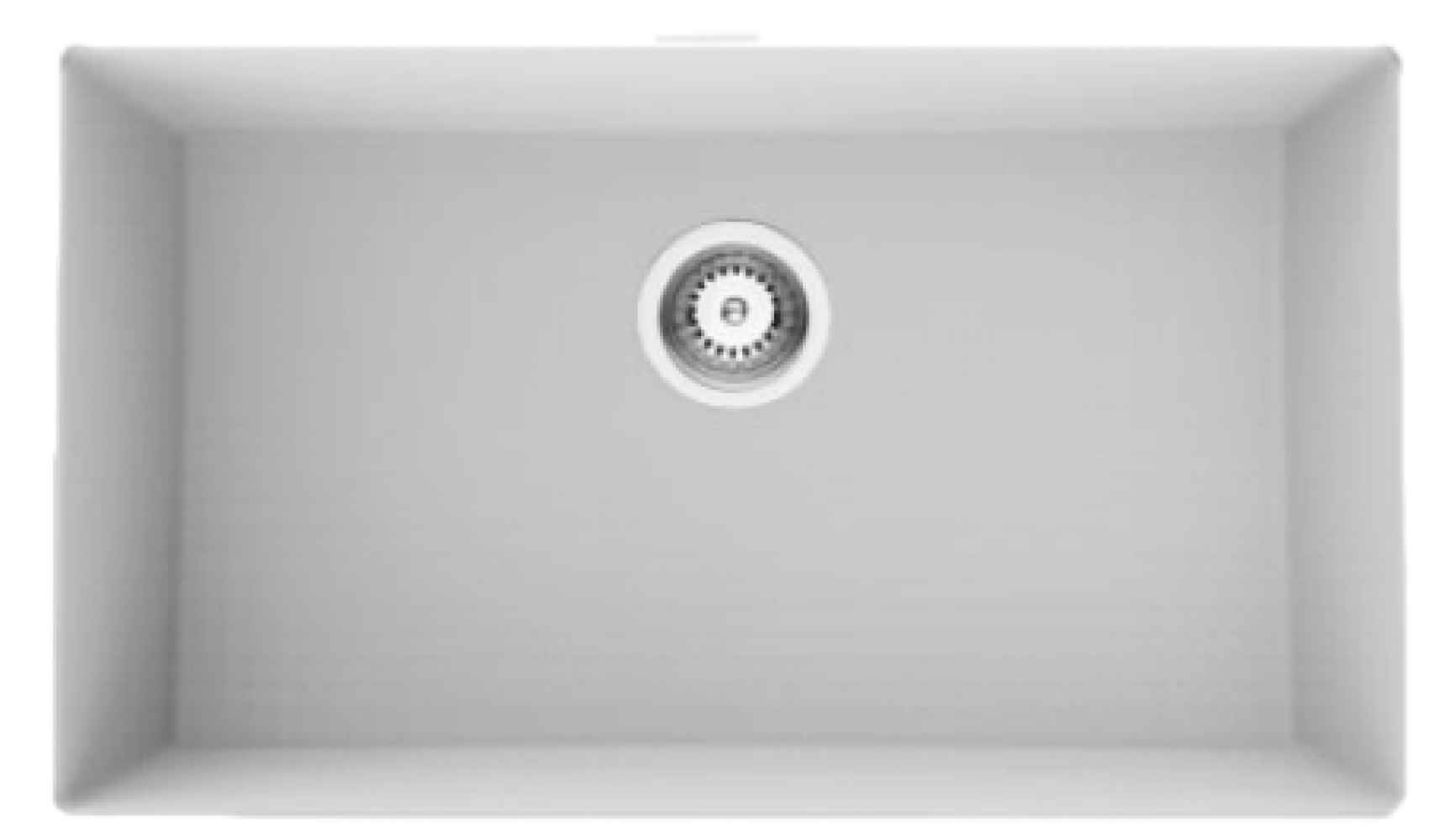 32-in. W CSA Approved White Granite Composite Kitchen Sink With 1 Bowl