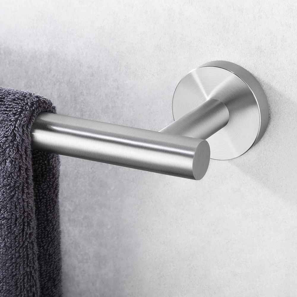 24 in. x  2.5 in. x  1.5 in.  Brushed Stainless Steel Towel Bar Stainless Steel