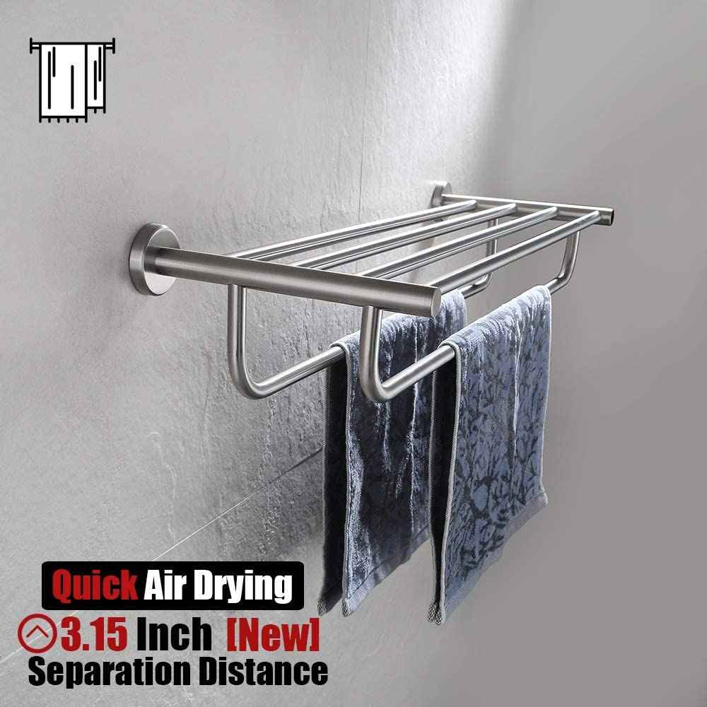 26 in. x  6 in. x  4 in.  Brushed Stainless Steel Towel Bar Stainless Steel