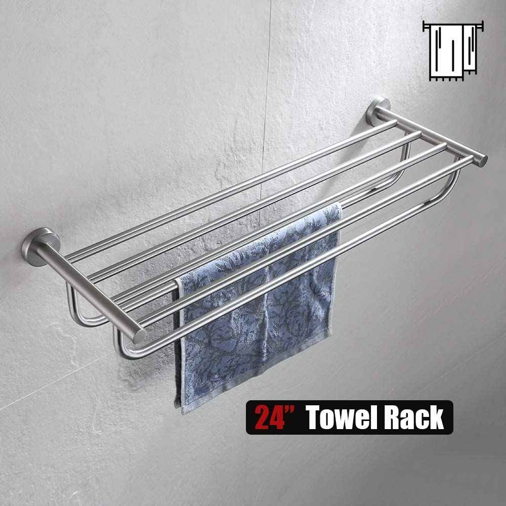 26 in. x  6 in. x  4 in.  Brushed Stainless Steel Towel Bar Stainless Steel