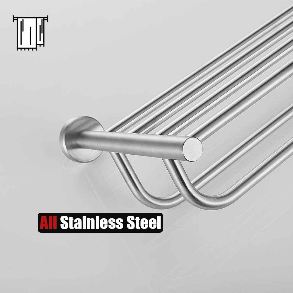 26 in. x  6 in. x  4 in.  Brushed Stainless Steel Towel Bar Stainless Steel