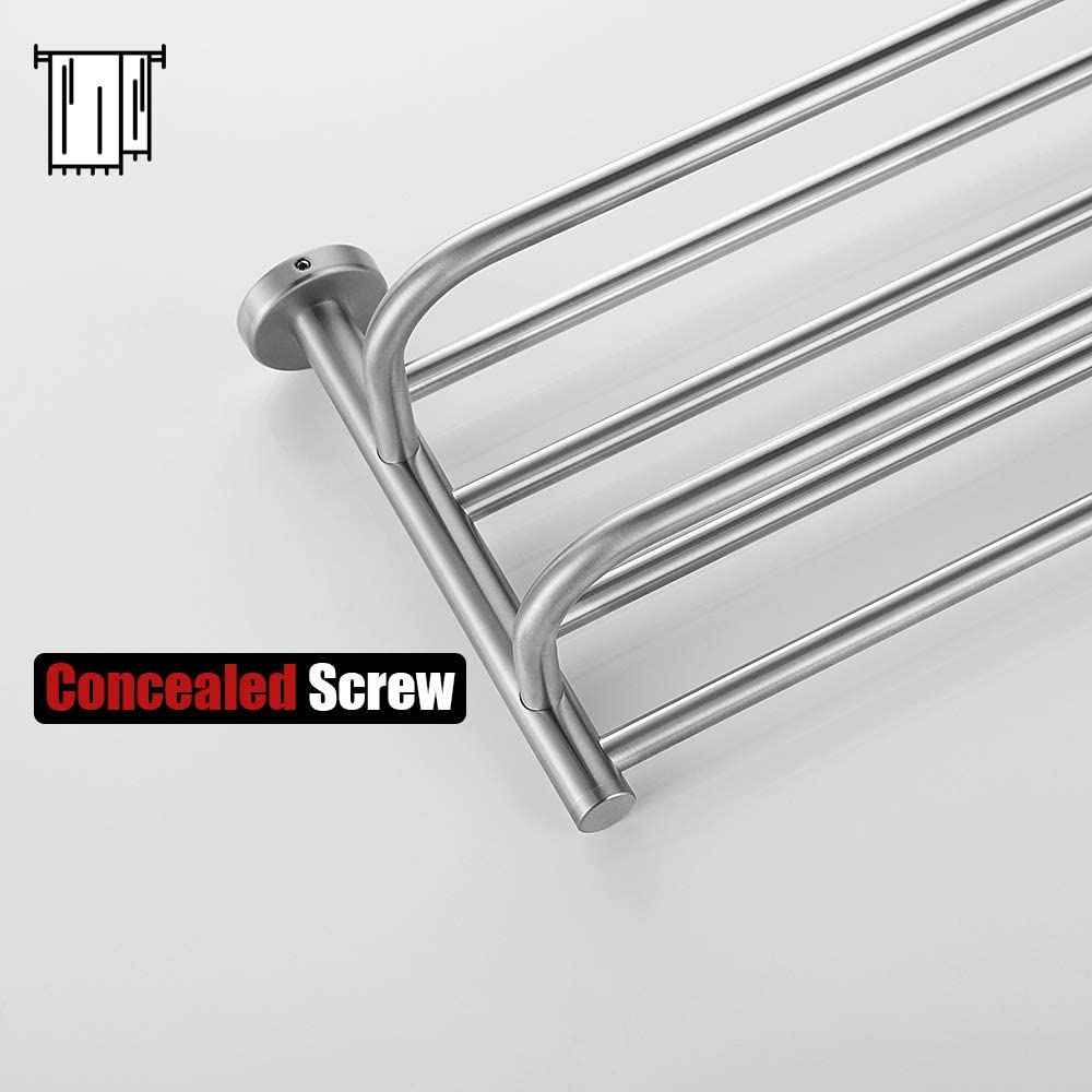 26 in. x  6 in. x  4 in.  Brushed Stainless Steel Towel Bar Stainless Steel
