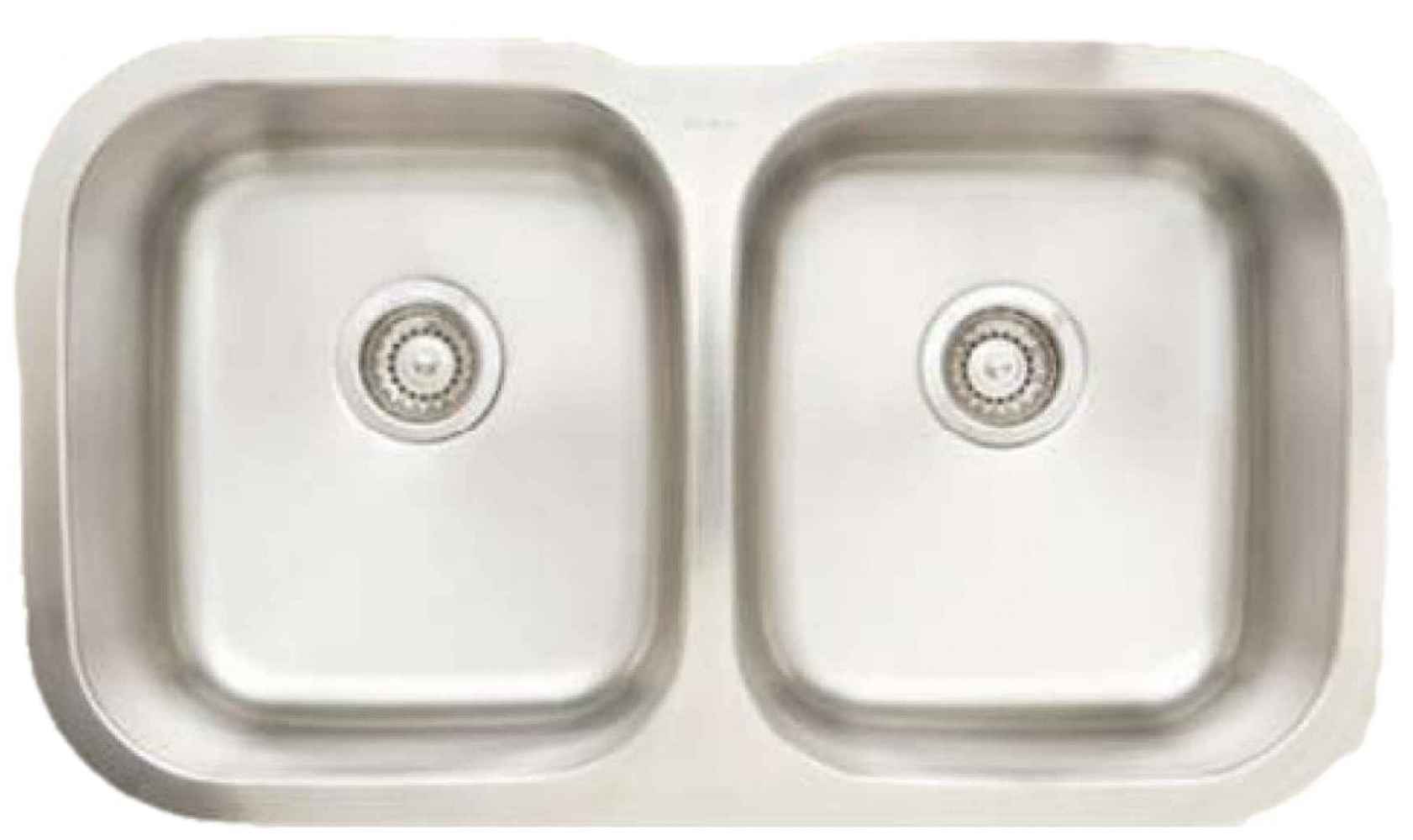 29.75-in. W CSA Approved Stainless Steel Kitchen Sink With 2 Bowl And 18 Gauge