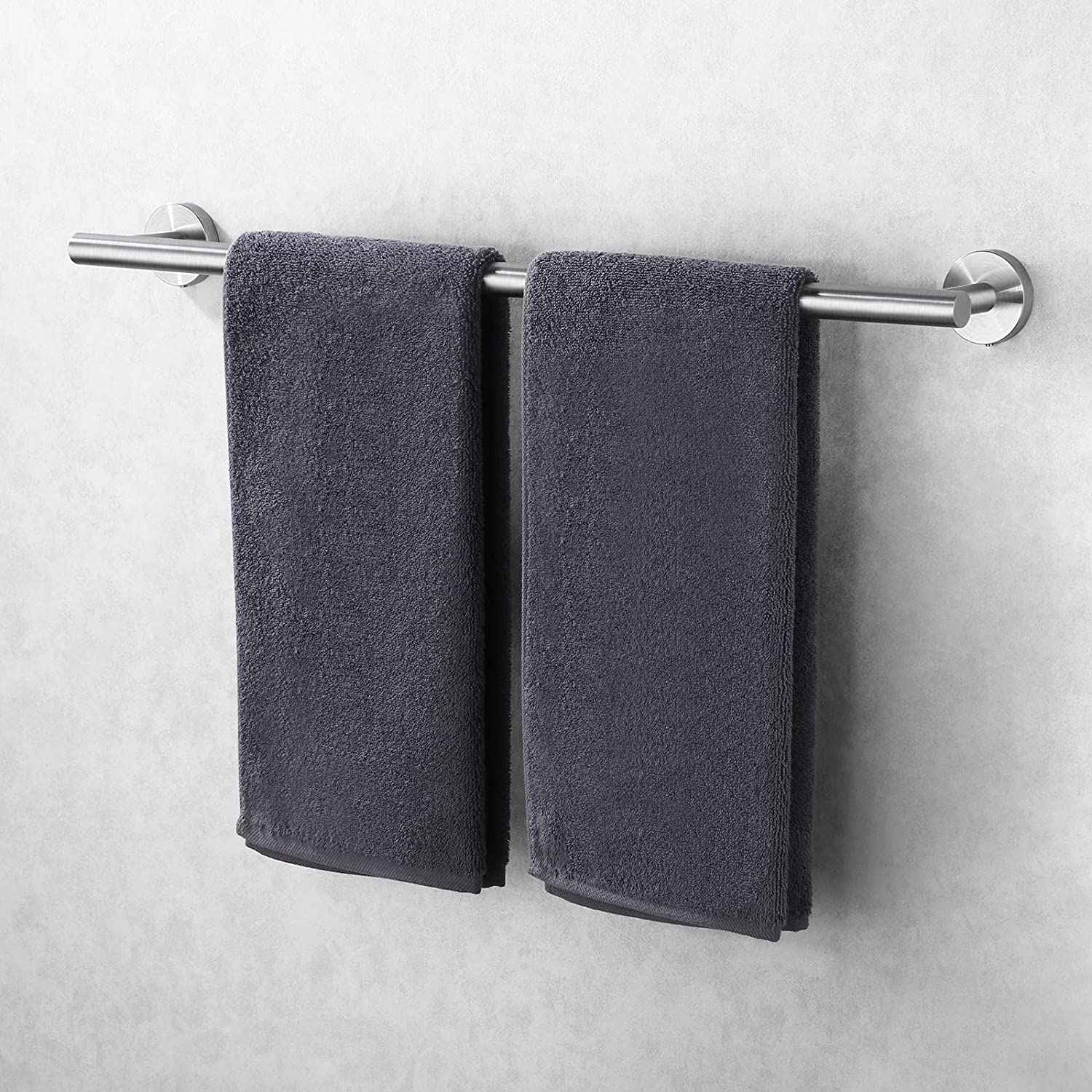 36 in. x  2.5 in. x  1.5 in.  Brushed Stainless Steel Towel Bar Stainless Steel
