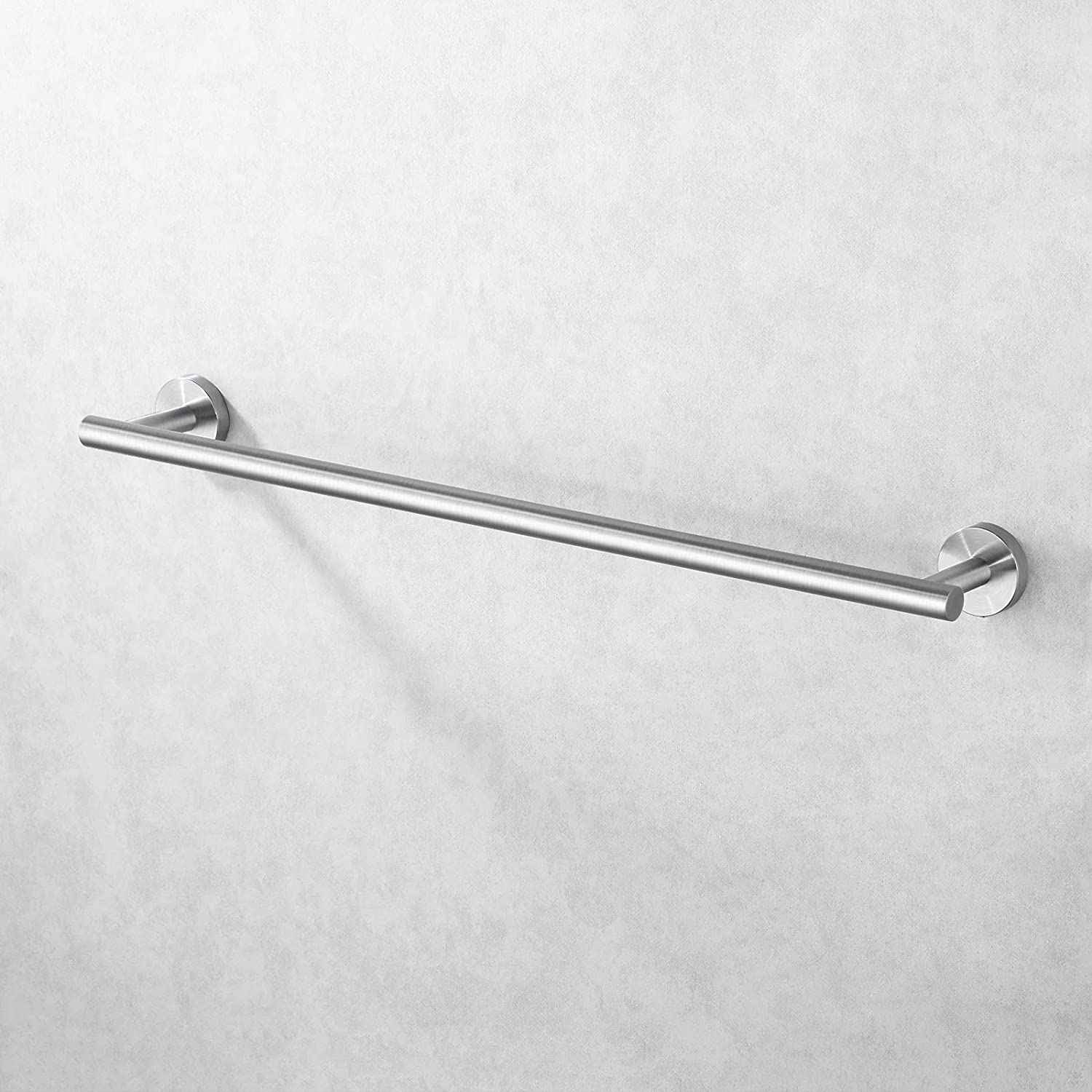 38 in. x  2.5 in. x  1.5 in.  Brushed Stainless Steel Towel Bar Stainless Steel