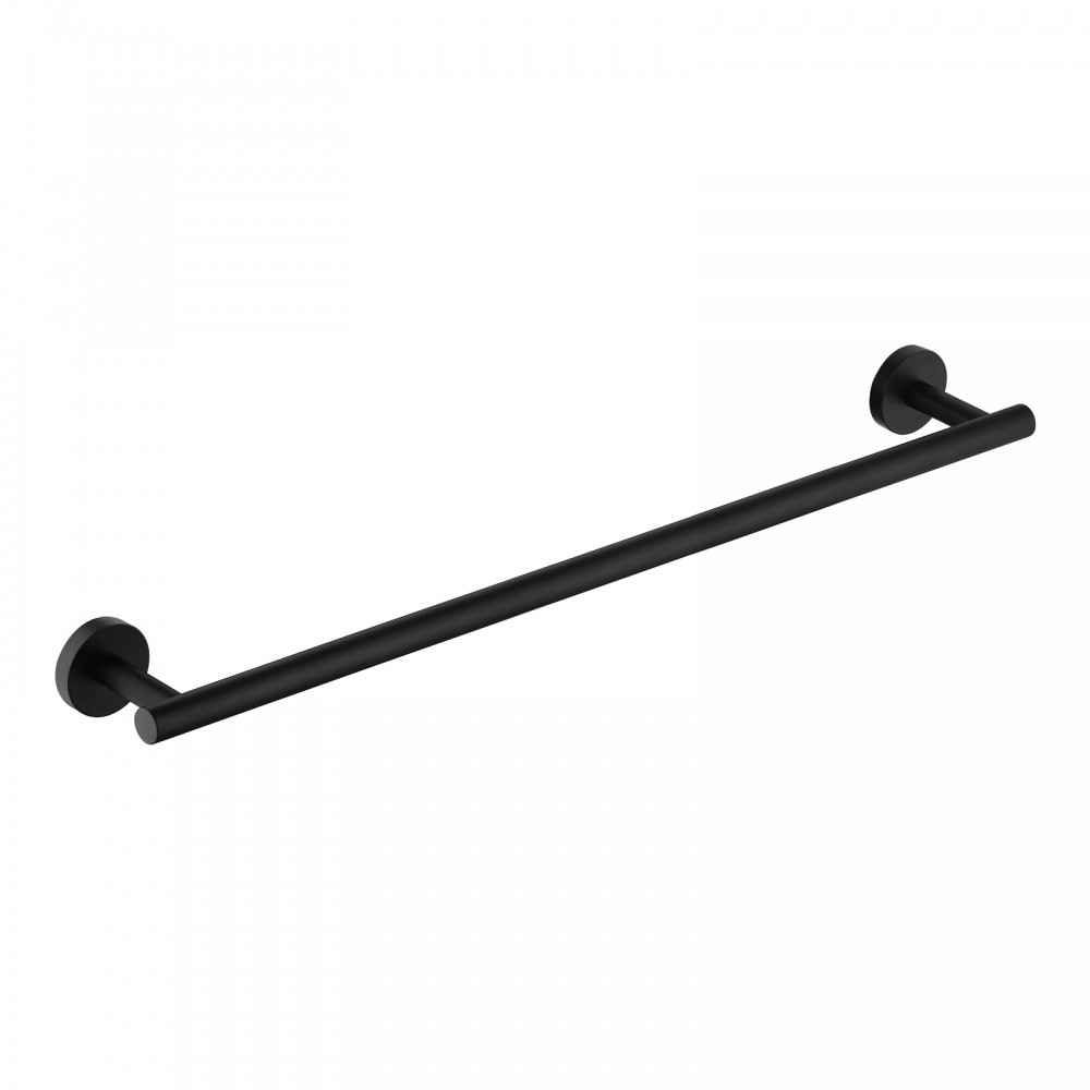 36 in. x 2.5 in. x 1.5 in. Black Towel Bar Stainless Steel