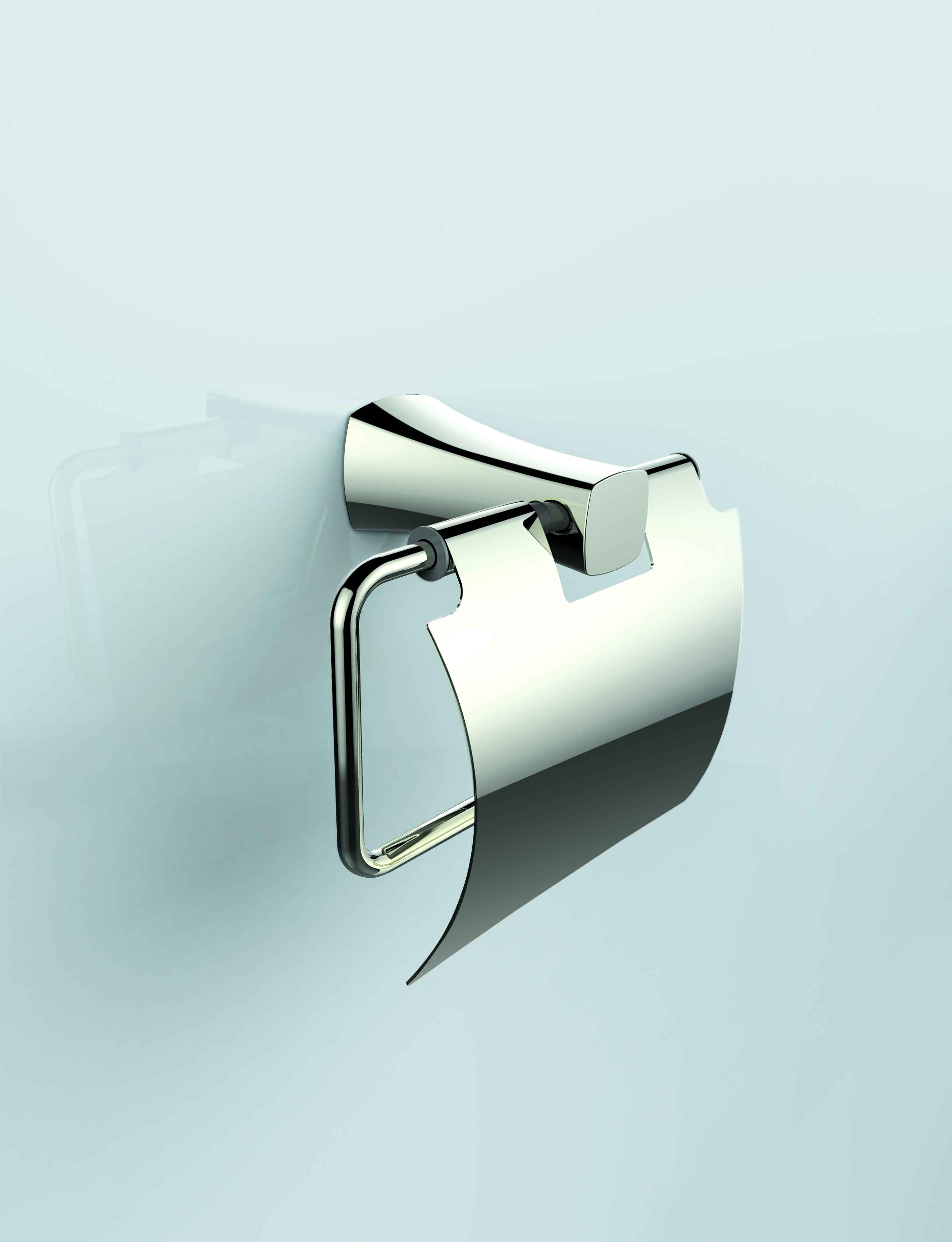 5.67-in. x 6.24-in. Toilet Paper Roll Holder Chrome Stainless Steel
