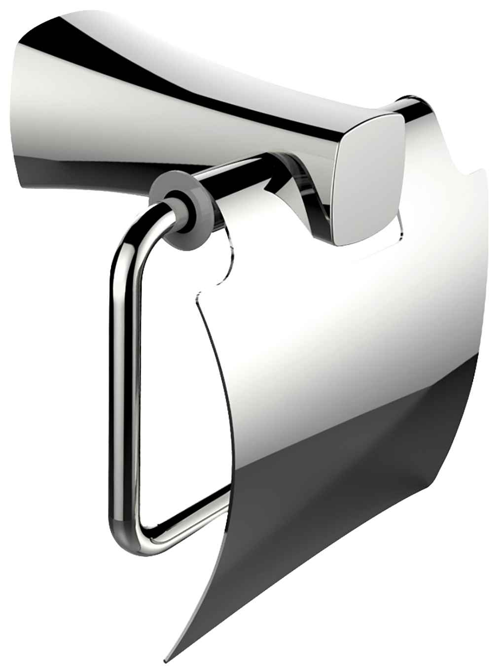 5.67-in. x 6.24-in. Toilet Paper Roll Holder Chrome Stainless Steel