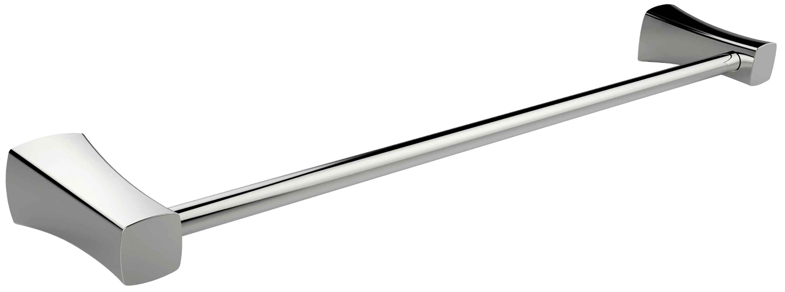 24.67 in. x  3.74 in. x  1.85 in.  Chrome Towel Bar Stainless Steel