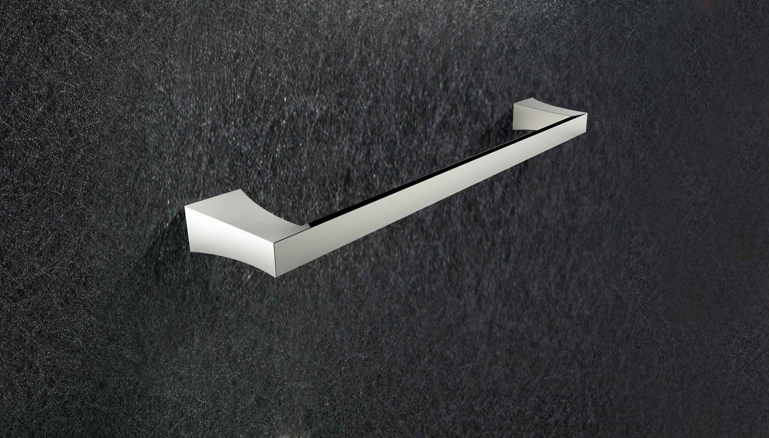 24.37 in. x  3.59 in. x  1.58 in.  Chrome Towel Bar Stainless Steel