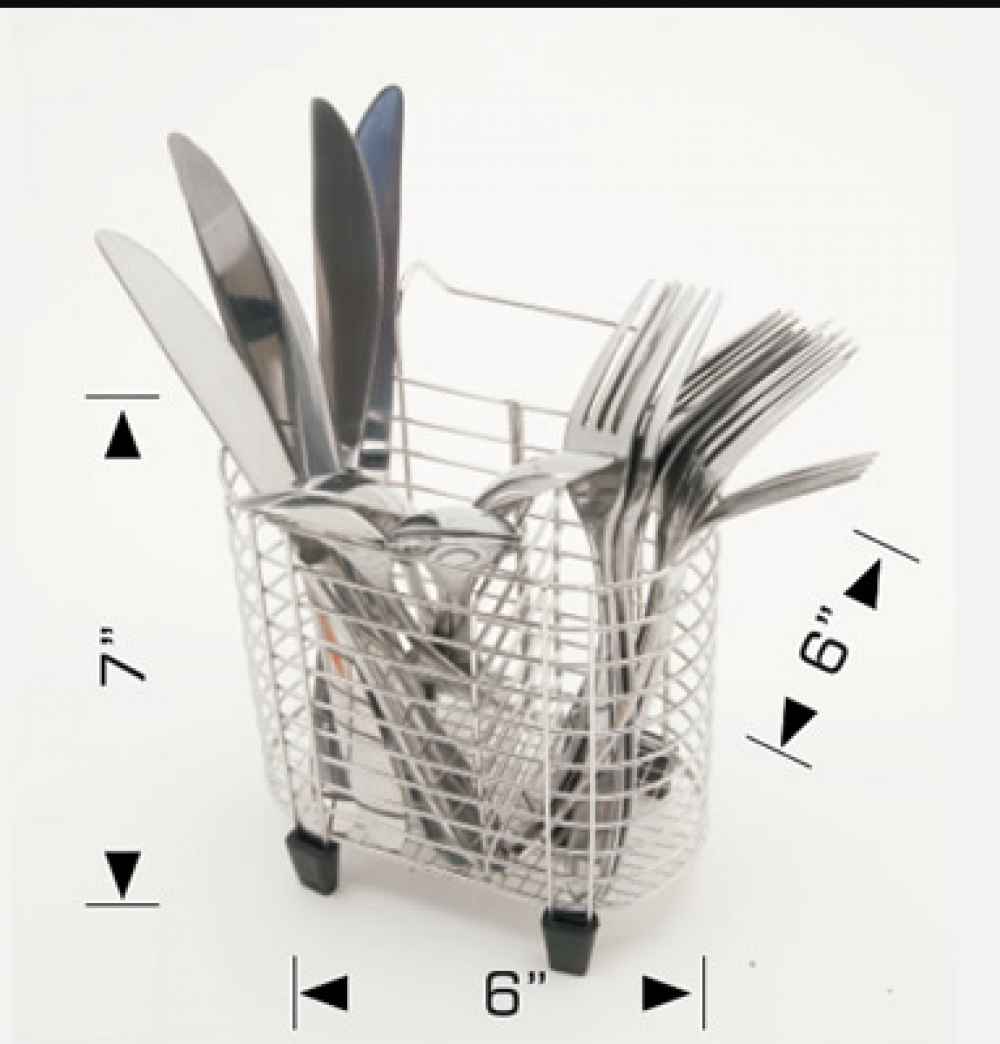 6 in. x  6in. x 7 in. Kitchen Utensil Rack