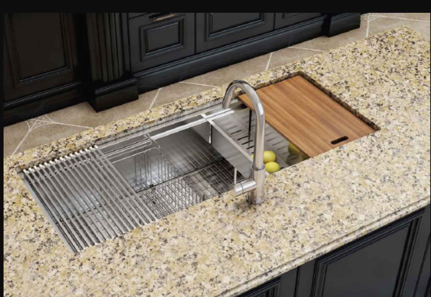 48.5-in. W CSA Approved Stainless Steel Kitchen Sink With 2 Bowl And 16 Gauge