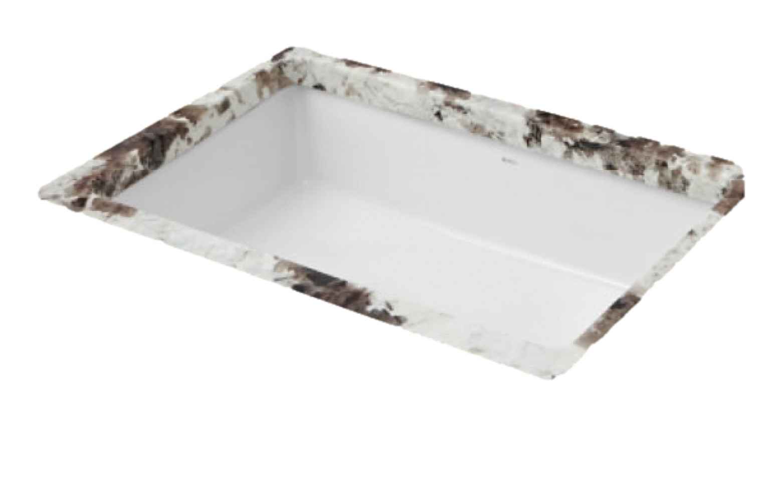 19.5-in. x 15.75-in. Ceramic Bathroom Undermount Sink In White CSA