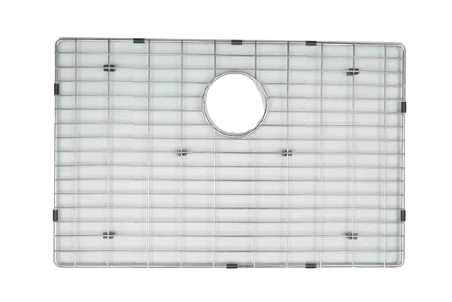 23 in. x 16 in. Laundry Sink Grid Chrome Rectangle Stainless Steel