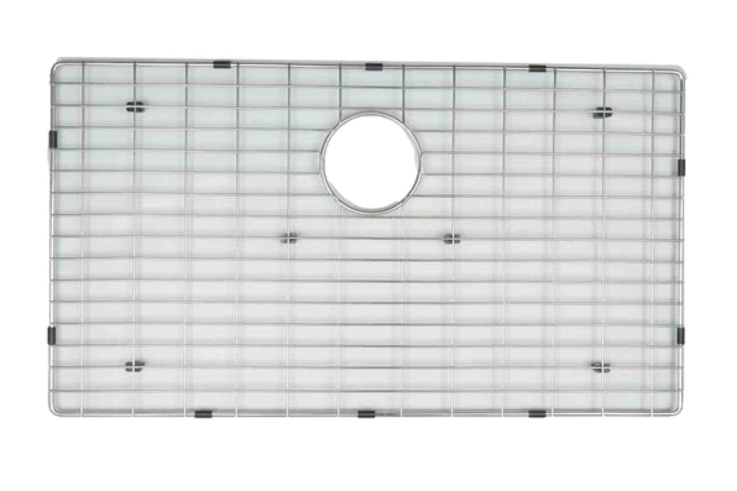 DISCONTINUED: 25-in. W X 16-in. D Stainless Steel Kitchen Sink Grid In Chrome Color