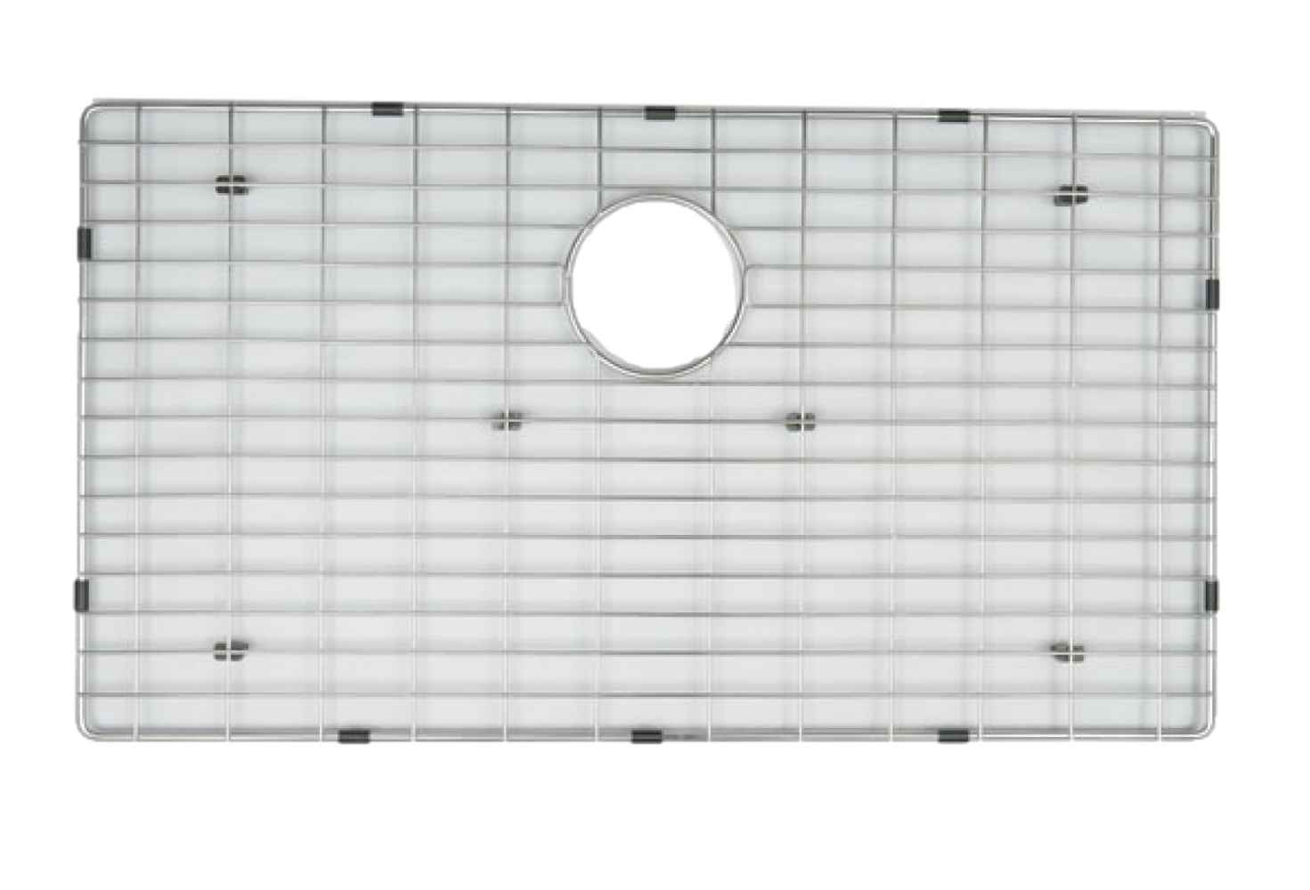 DISCONTINUED: 23-in. W X 16-in. D Stainless Steel Kitchen Sink Grid In Chrome Color
