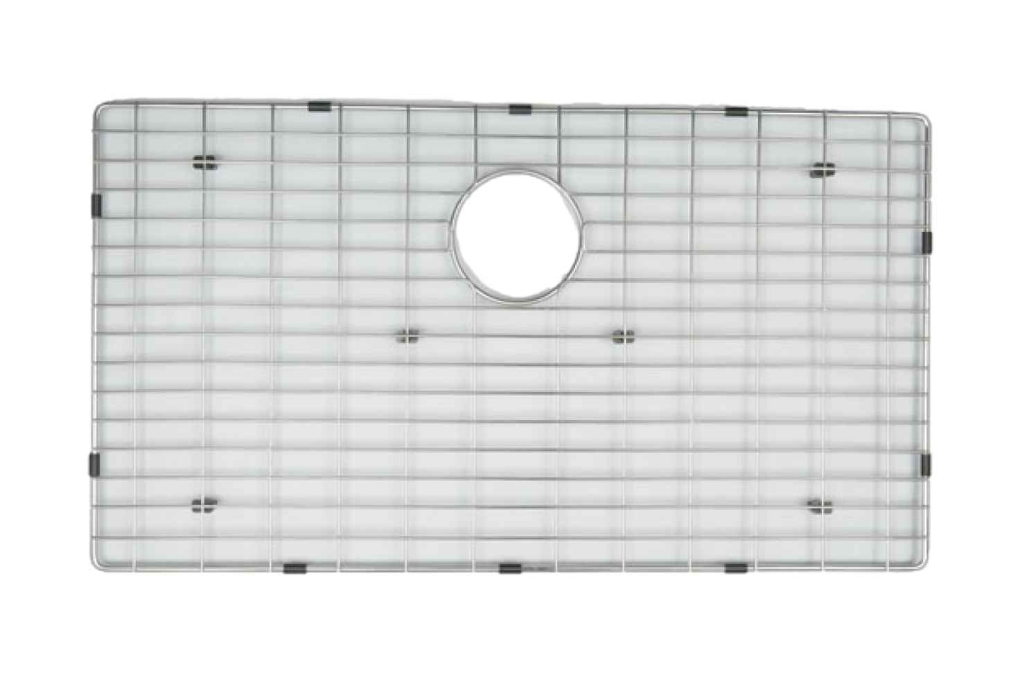 DISCONTINUED: 27-in. W X 16-in. D Stainless Steel Kitchen Sink Grid In Chrome Color
