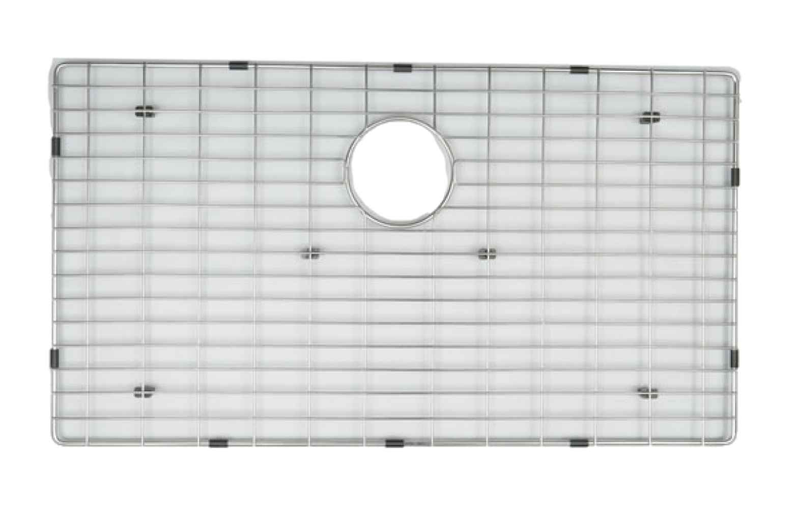 DISCONTINUED: 29-in. W X 16-in. D Stainless Steel Kitchen Sink Grid In Chrome Color