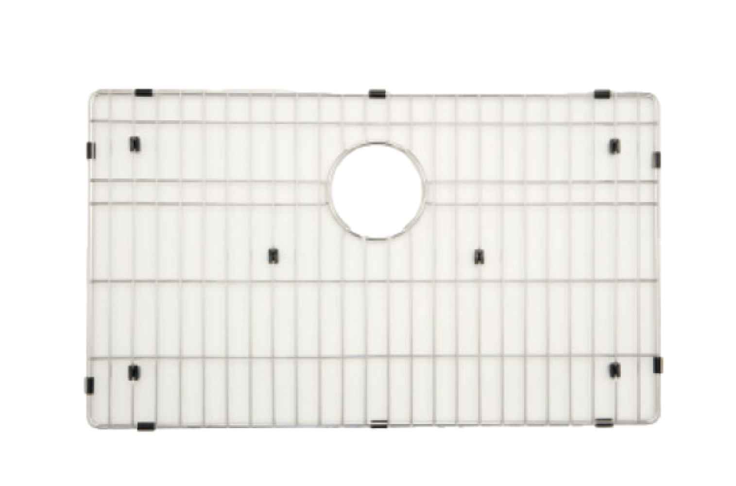 27 in. x 16 in. Laundry Sink Grid Chrome Rectangle Stainless Steel