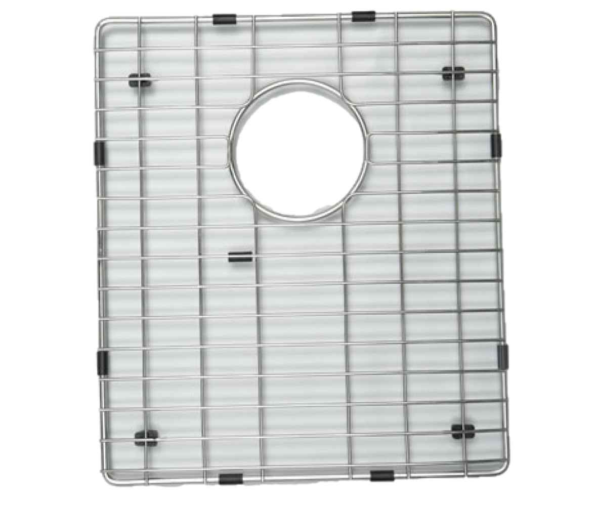DISCONTINUED: 10-in. W X 16-in. D Stainless Steel Kitchen Sink Grid In Chrome Color