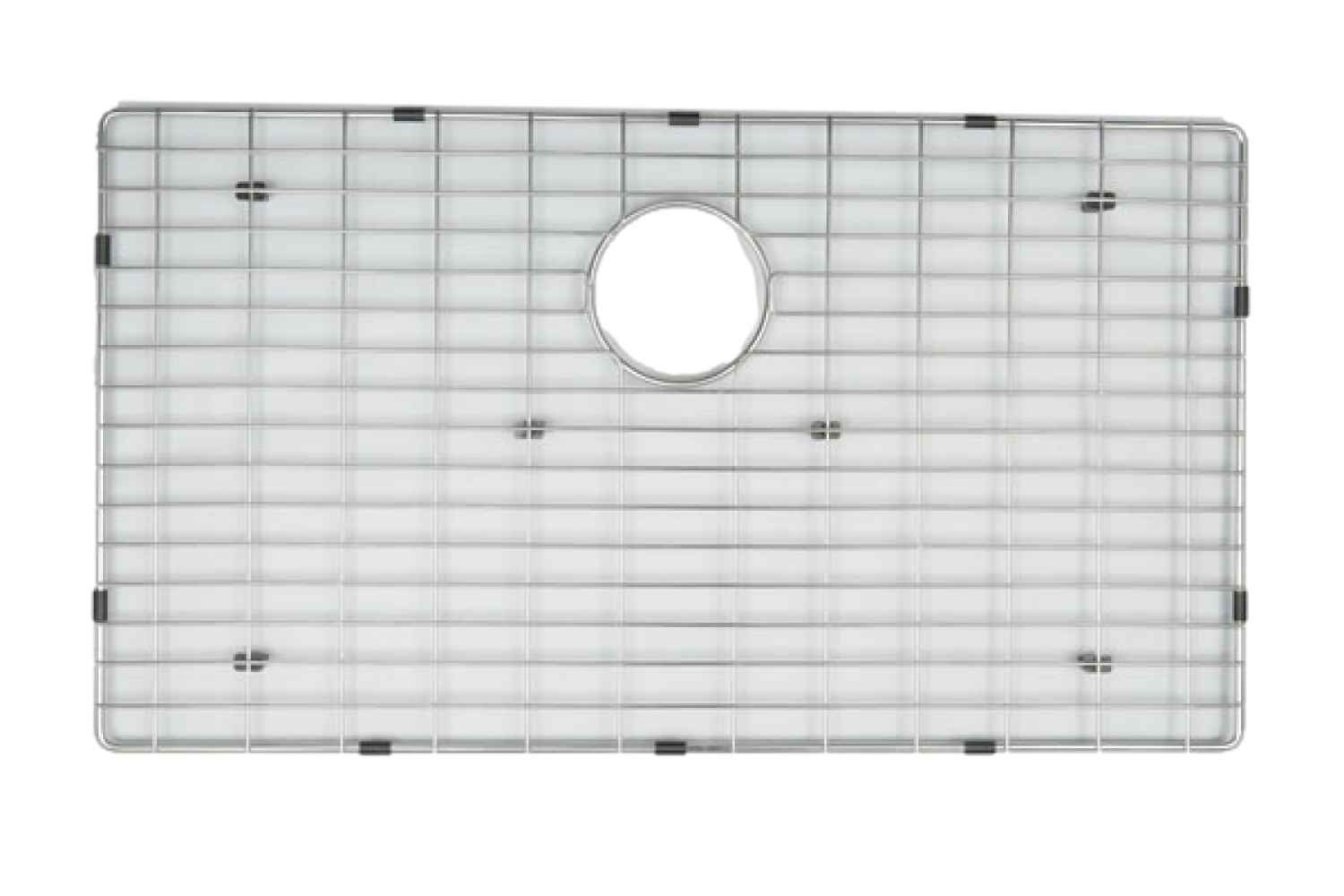 DISCONTINUED: 30-in. W X 16-in. D Stainless Steel Kitchen Sink Grid In Chrome Color