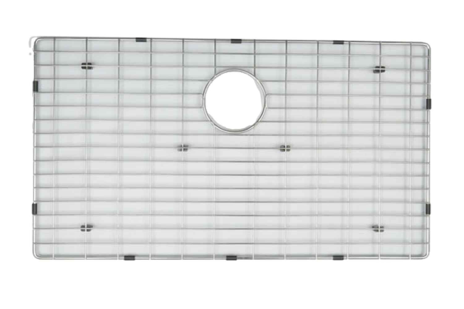 DISCONTINUED: 26.25-in. W X 15.25-in. D Stainless Steel Kitchen Sink Grid In Chrome Color