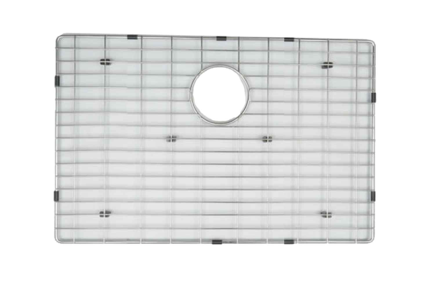 DISCONTINUED: 25-in. W X 16-in. D Stainless Steel Kitchen Sink Grid In Chrome Color