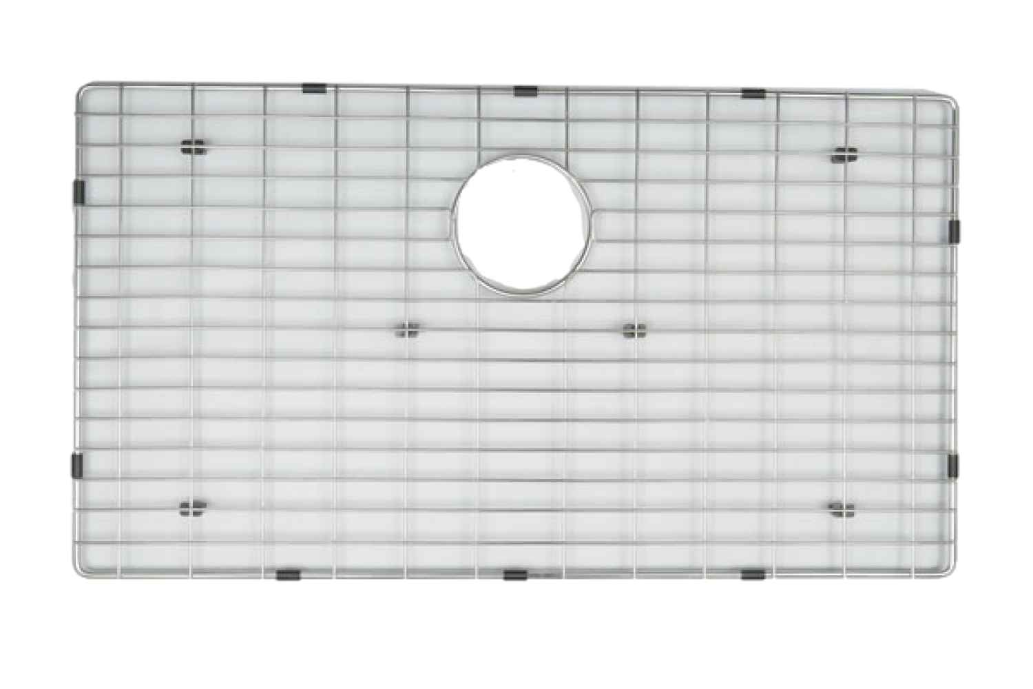 DISCONTINUED: 31-in. W X 16-in. D Stainless Steel Kitchen Sink Grid In Chrome Color