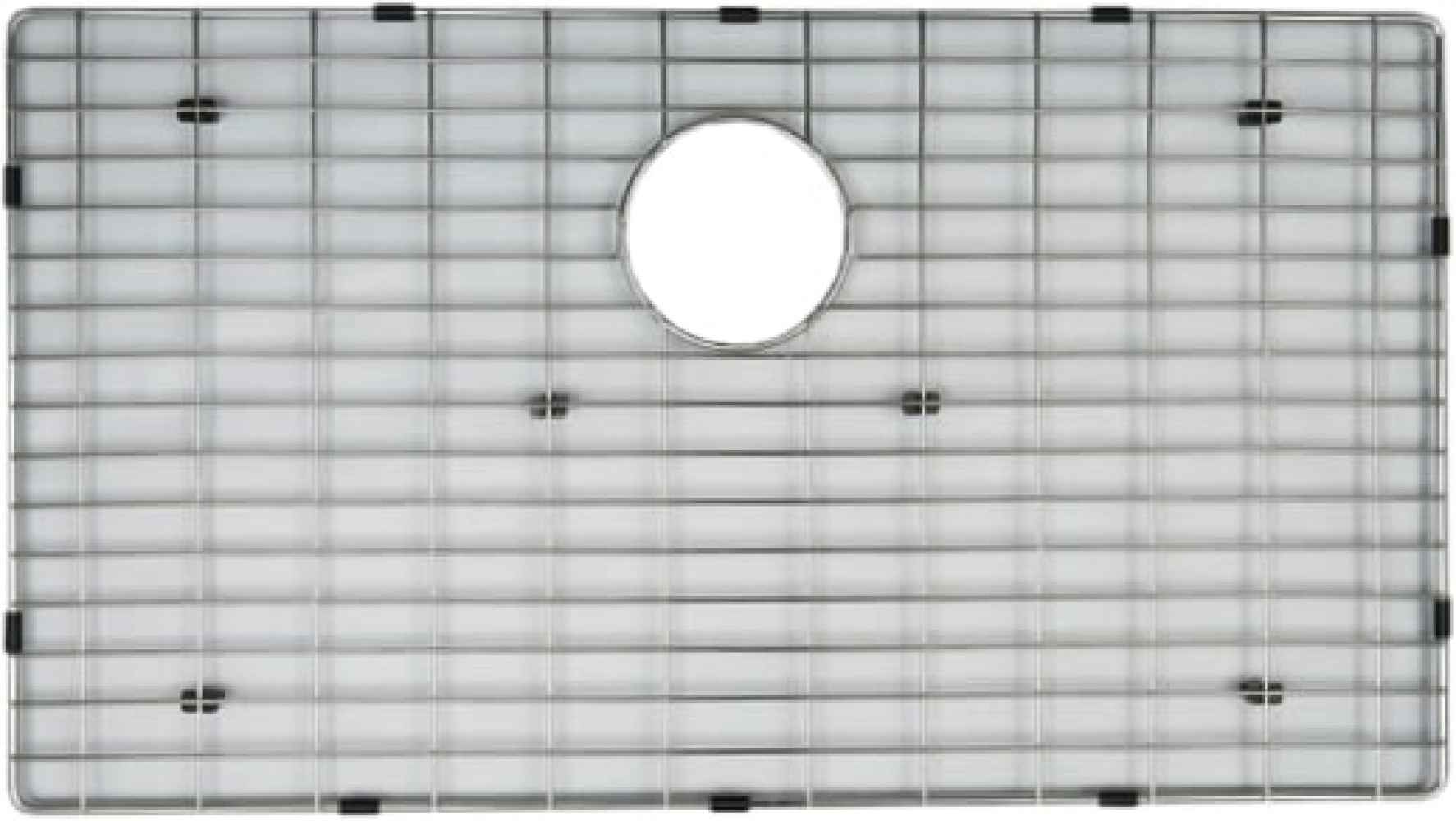 DISCONTINUED: 25-in. W X 16-in. D Stainless Steel Kitchen Sink Grid In Chrome Color