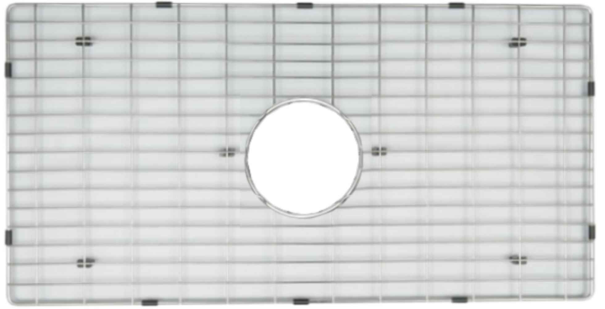 DISCONTINUED: 29.5-in. W X 16-in. D Stainless Steel Kitchen Sink Grid In Chrome Color