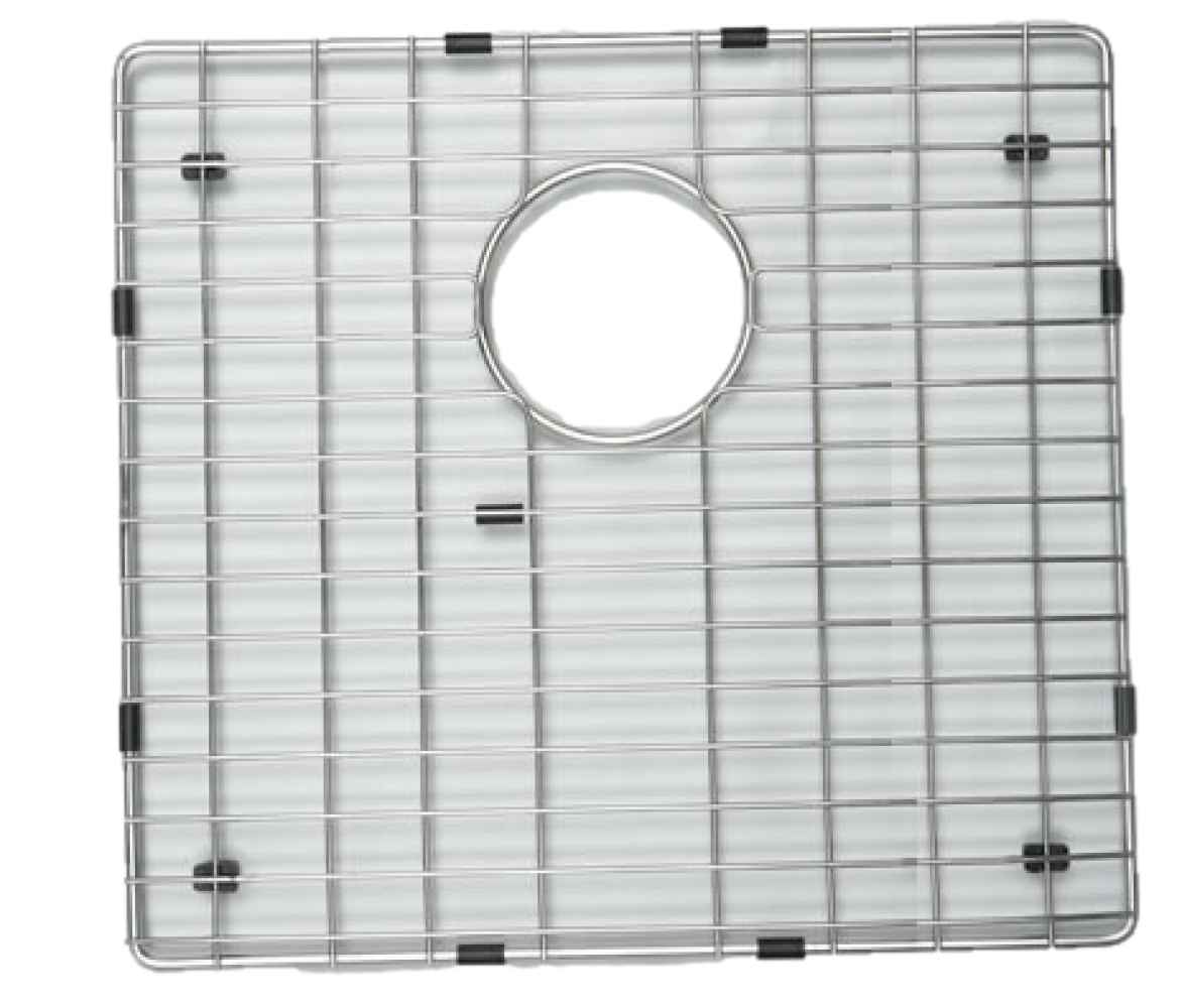DISCONTINUED: 15.875-in. W X 15.875-in. D Stainless Steel Kitchen Sink Grid In Chrome Color