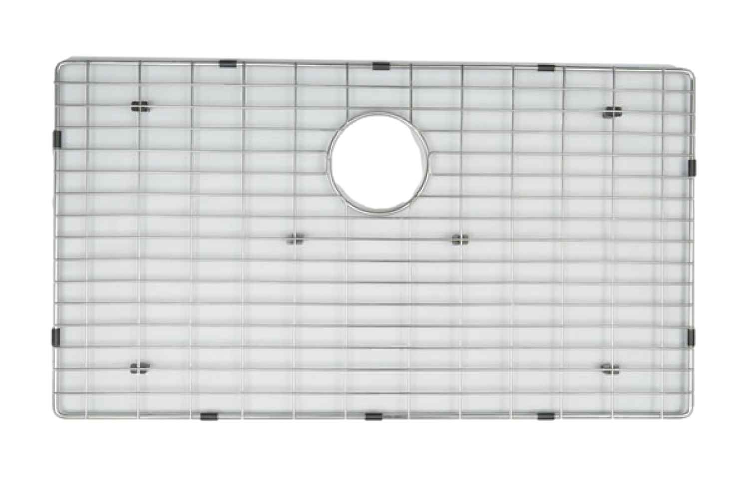 DISCONTINUED: 30-in. W X 16-in. D Stainless Steel Kitchen Sink Grid In Chrome Color